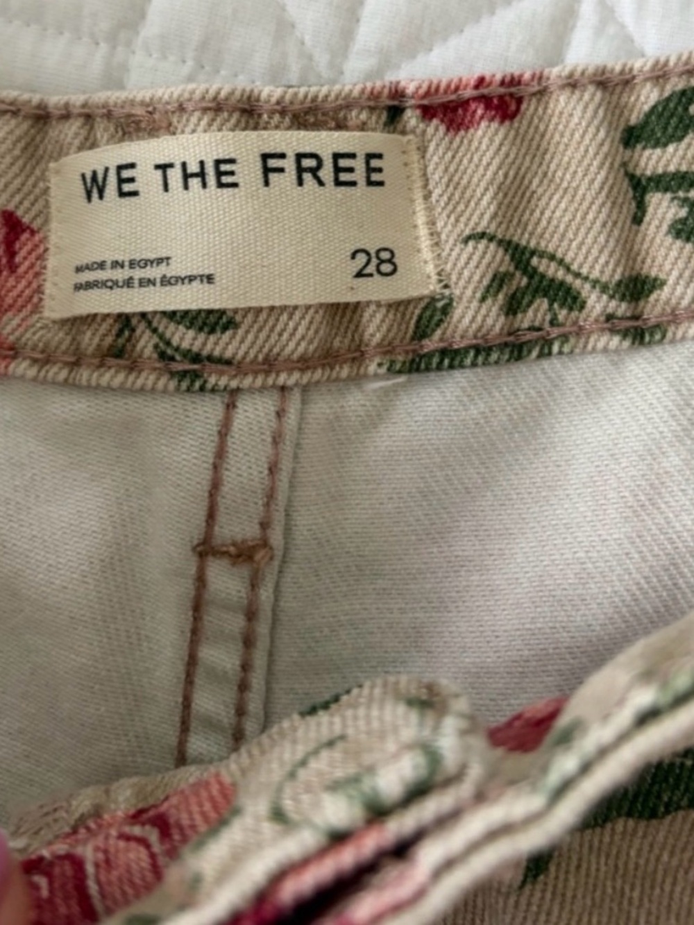 We The Free Deep Trance Printed Jeans - Wallpaper Floral - Picture 2 of 4